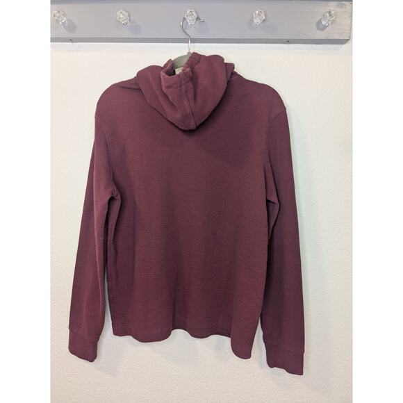 Lifted Research Group LRG Mens Thermal Pullover Red Hoodie Sweatshirt Size XL - Picture 2 of 7